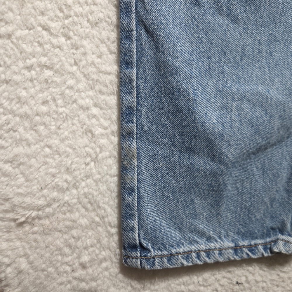 Vintage Calvin Klein Jeans Mens 32x31 Easy Fit Doublestone Light Wash Denim Blue - Picture 3 of 10